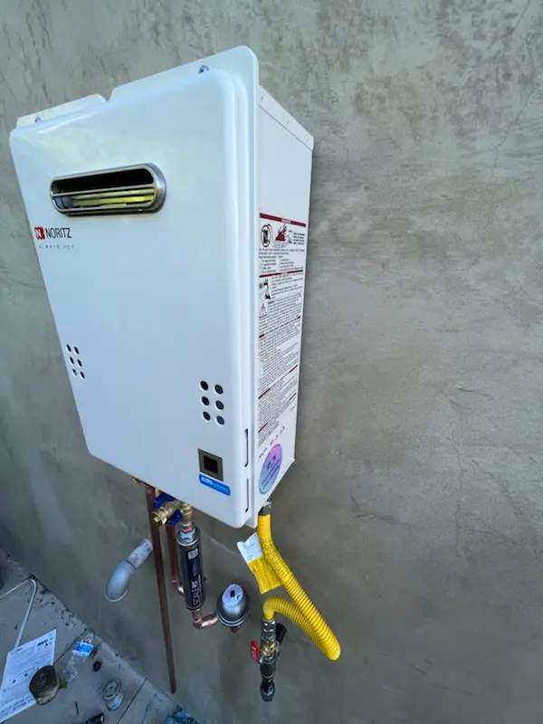 Tankless water heater installation for San Dimas homes